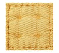 Coussin de sol ""Otto"" jaune 40x40cm - Atmosphera Créateur d'intérieur