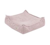 Coussin de Sol Pouf pour Bébé Enfants pour la Chambre d'Enfant MISIOO Velours Côtelé Rose 60x60x20 cm