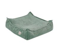 Coussin de Sol Pouf pour Bébé Enfants pour la Chambre d'Enfant MISIOO Velours Côtelé Vert 60x60x20 cm