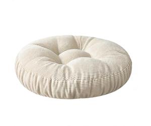 Coussin de sol rond 65 cm de diamètre - Coussin d'assise pouf pour la | Coussin de siège résistant aux intempéries et imperméable, 10 cm d'épaisseur, pour jardin, balcon, salle à manger