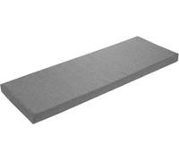 Coussin de sol Sleepling, 200x40 cm, gris clair - Coussin d'assise pour intérieur et extérieur - Housse lavable - Base antidérapante