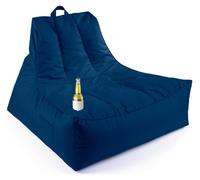 Coussin de sol XXL pour intérieur et extérieur, idéal pour le jardin, avec porte-gourde. Capacité : 380 litres. Parfait comme fauteuil, pour se détendre, dans le salon, dans un coin lecture ou pour le