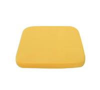 Coussin de soutien en mousse pour canapé Coussin de chaise en éponge | Housse amovible respirante for jardin extérieur, tapis de siège de canapé imperméable à cravate for cour(Yellow,40x40x4cm)