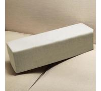 Coussin de soutien pour accoudoir de canapé de taille personnalisée pour lire et relaxer, coussin durable en forme de traversin rectangulaire avec fermeture éclair (40 x 20 x 20 cm, beige)