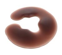 Coussin de Spa en Silicone en U pour Massages et Soins Beauté | Appui-tête Facial Ergonomique, Support Visage, Facile à Nettoyer, Couleur Café
