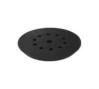 Coussin de support à 10 trous de 22,9 cm pour ponceuse murale, disque en mousse EVA avec biseau souple pour meulage et aplatissement du mastic d'angle, noir