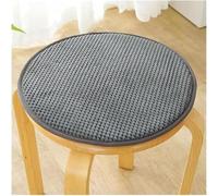 Coussin de tabouret rond rembourré avec sangles de fixation réglables | Tailles de 30,5 à 50,8 cm, coussins intérieurs antidérapants pour chaises de salle à manger (lot de 1/2/4)