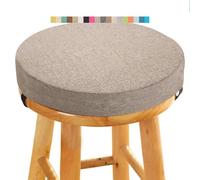 Coussin de Tabouret Ronde - Galette de Chaise Ronde Confortable - 30/35/40/45/50cm - Coussin de Chaise pour Salle à Manger, Cuisine, Bureau, Bar, Jardin, Intérieur/Extérieur(A6,33x5CM/13.8x2inch)