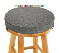 Coussin de Tabouret Ronde - Galette de Chaise Ronde Confortable - 30/35/40/45/50cm - Coussin de Chaise pour Salle à Manger, Cuisine, Bureau, Bar, Jardin, Intérieur/Extérieur(A3,33x5CM/13.8x2inch)