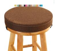 Coussin de Tabouret Ronde - Galette de Chaise Ronde Confortable - 30/35/40/45/50cm - Coussin de Chaise pour Salle à Manger, Cuisine, Bureau, Bar, Jardin, Intérieur/Extérieur(A17,33x5CM/13.8x2inch)