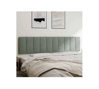 vidaXL Coussin de Tête de Lit, Oreiller de Tête de Lit avec Bandes Auto-agrippantes, Coussin Rembourré Chambre à Coucher, 374689 Vert G