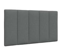 Coussin de tête de lit - vidaXL - Hanko - Gris foncé - 80x3x45 cm - Tissu polyester - Rembourrage fibre de polypropylène