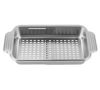 Coussin de vidange pour évier - Panier égouttoir extensible - Capacité de charge de 50 kg - Idéal pour laver les fruits et légumes - Pour égoutter les pâtes et sécher la vaisselle - Argenté