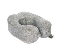 Coussin de voyage à mémoire de forme enroulable - Gris