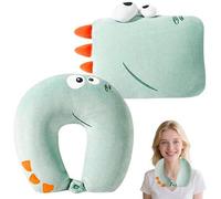 Coussin de voyage réglable Unyqoos® pour enfants, adolescents et adultes – coussin polyvalent, adaptable pour le cou et pour dormir
