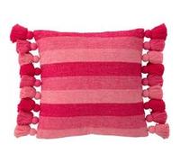 Coussin Déco à Pompons "Polly" 50x50cm Rose Rose