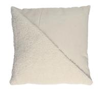 Coussin Déco Bouclette 40x40cm Beige