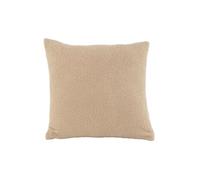 Coussin Déco Bouclette "Teddy" 45x45cm Beige
