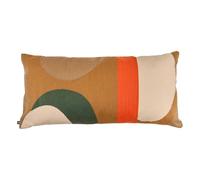 Coussin Déco Brodé Hary 35x75cm Caramel