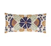 Coussin Déco Brodé Hary 35x75cm Multicolore