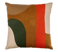 Coussin Déco Brodé Hary 45x45cm Caramel