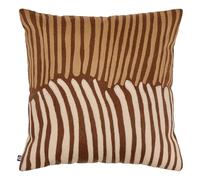 Coussin Déco Brodé Hary 45x45cm Marron