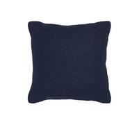 Coussin Déco Carré 100% Coton Recy leu Marine - KAPAS -