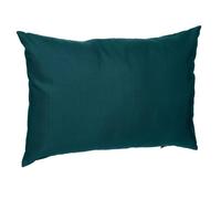 Coussin déco d'extérieur ""Korai"" bleu canard 30x50cm en polyester - Hespéride