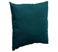 Coussin déco d'extérieur ""Korai"" bleu canard 40x40cm en polyester - Hespéride