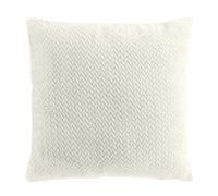 Coussin Déco en Flanelle "Flanela" 45x45cm Naturel
