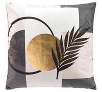 Douceur d'Intérieur – Coussin déco velours Clarity 45 x 45 cm – Déhoussable Multicolore