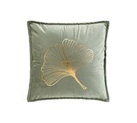 Douceur d'Intérieur, Coussin Déhoussable (45 x 45 cm) Glama, Velours Imprimé Métallisé