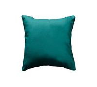 Coussin Déco "Essentiel" Polyester Carré 40x40cm Bleu Paon
