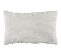 HOME DECO FACTORY - Coussin en flanelle TX0239 - Grosses côtes - 30x50 cm - Couleur assortie