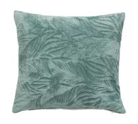 Coussin Déco Flanelle Ryo 40x40cm Bleu Givre