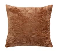 Coussin Déco Flanelle Ryo 40x40cm Terracotta