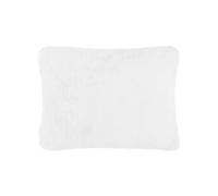 - Coussin Déco "Imitation Fourrure" 30x45cm Blanc