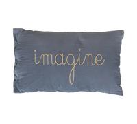 Atmosphera - Coussin Lili Bleu Gris 50x30cm