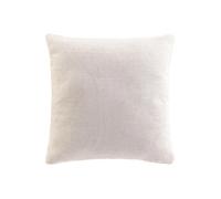 Douceur d'Intérieur, Coussin Déhoussable (45 x 45 cm) Pauline Naturel, Polyester & Lin