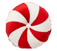 Coussin Déco Rond Bonbon 40cm Rouge