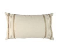 Coussin Déco Tressé Natural Crush 30x50cm Beige
