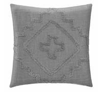 Coussin Déco Tufté Inca 40x40 cm - Gris