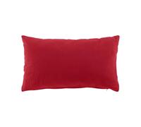Coussin dehoussable 30 x 50 cm coton/polyester recycle grs twily Rouge