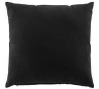 Coussin dehoussable 45 x 45 cm coton/polyester recycle Twily Noir