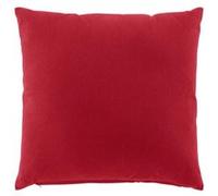 Douceur d'Intérieur, Coussin Déhoussable (45 x 45 cm) Twily Rouge, Coton & Polyester Recyclé