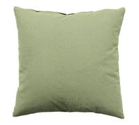 Coussin Déco Uni Déhoussable Panama 40x40cm Vert Olive