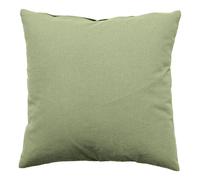 Coussin Déco Uni Déhoussable Panama 60x60cm Vert Olive