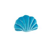 Coussin décoratif coquillage de princesse 32cm - Bleu