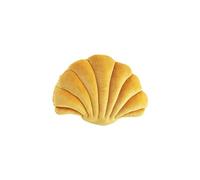 Coussin décoratif coquillage de princesse 32cm - Jaune