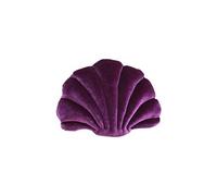 Coussin décoratif coquillage de princesse 32cm - Violet Foncé